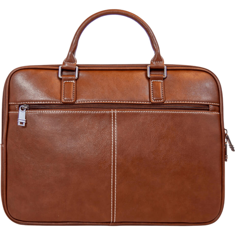 Vegan Leather Slim Computer Bag image